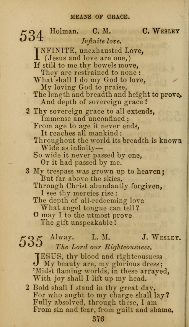 Hymn Book of the Methodist Protestant Church. (11th ed.) page 390