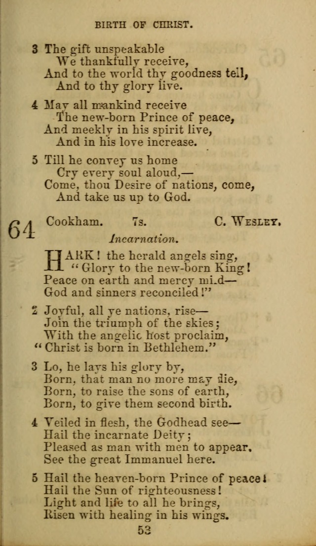 Hymn Book of the Methodist Protestant Church. (11th ed.) page 55
