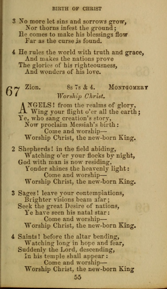 Hymn Book of the Methodist Protestant Church. (11th ed.) page 57