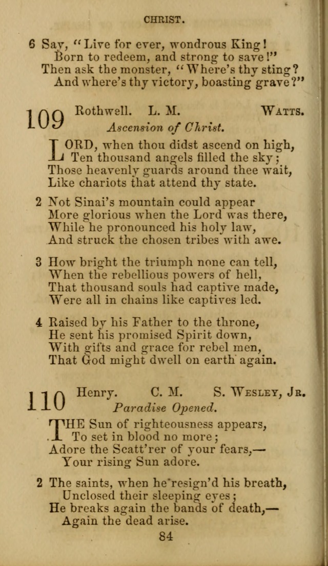 Hymn Book of the Methodist Protestant Church. (11th ed.) page 86