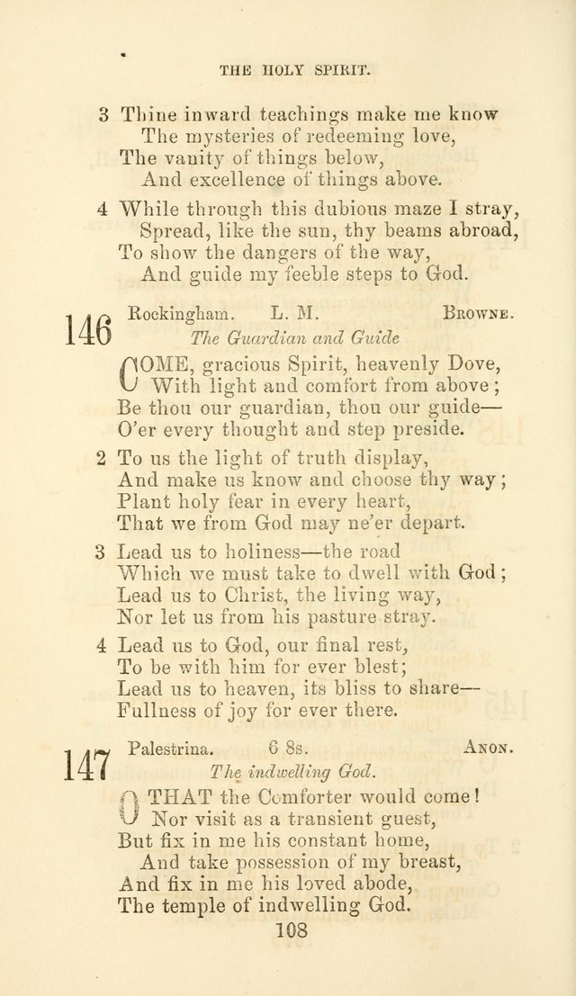 Hymn Book of the Methodist Protestant Church page 115