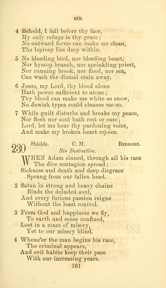 Hymn Book of the Methodist Protestant Church page 168