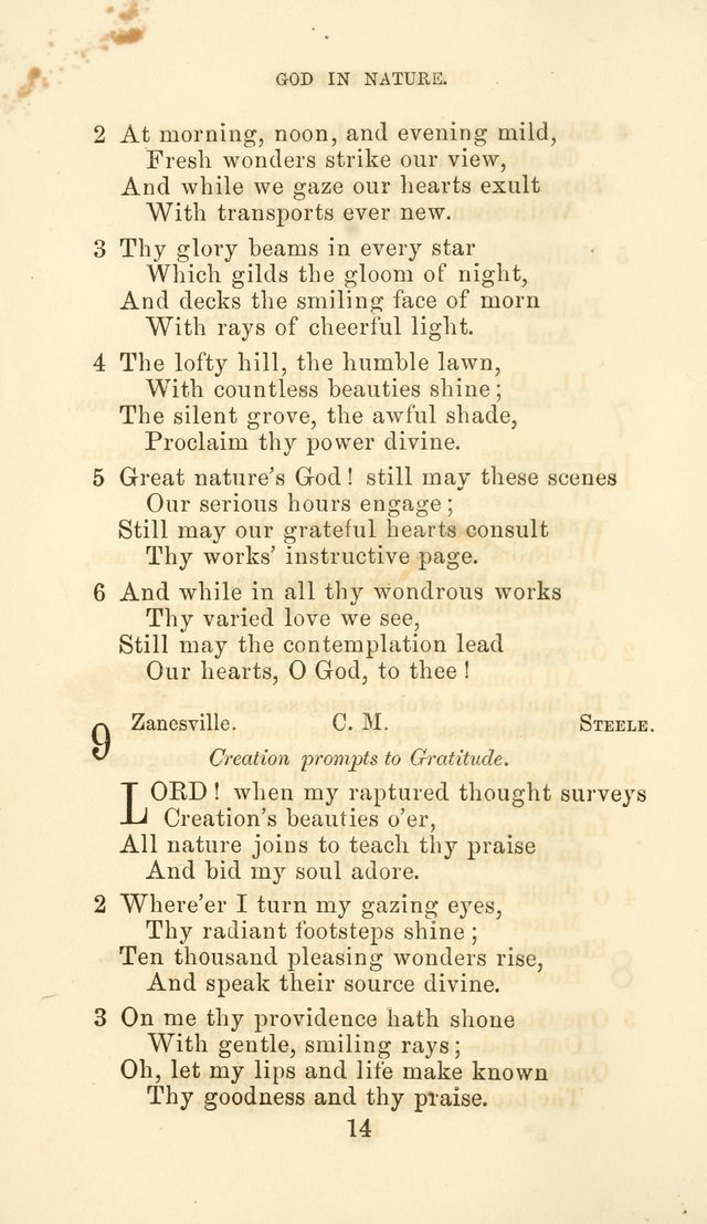 Hymn Book of the Methodist Protestant Church page 21