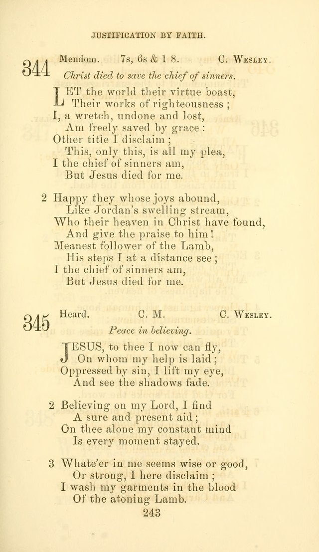 Hymn Book of the Methodist Protestant Church page 250