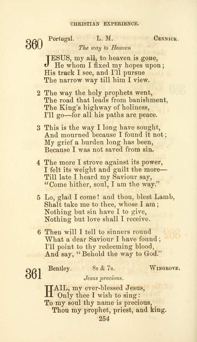 Hymn Book of the Methodist Protestant Church page 261