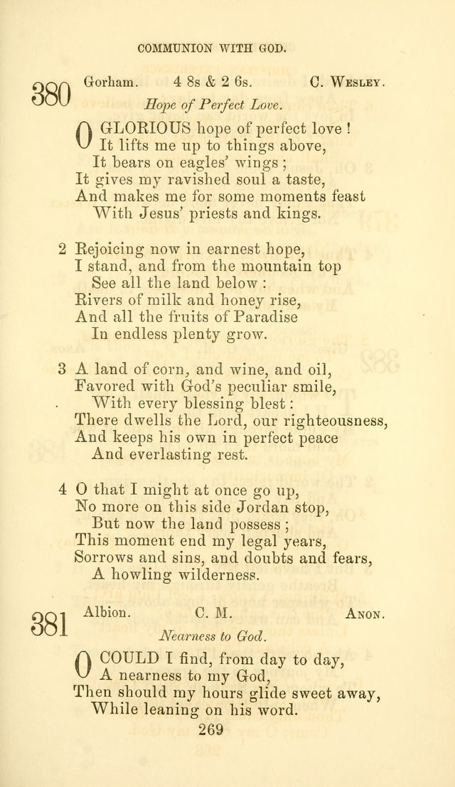 Hymn Book of the Methodist Protestant Church page 276
