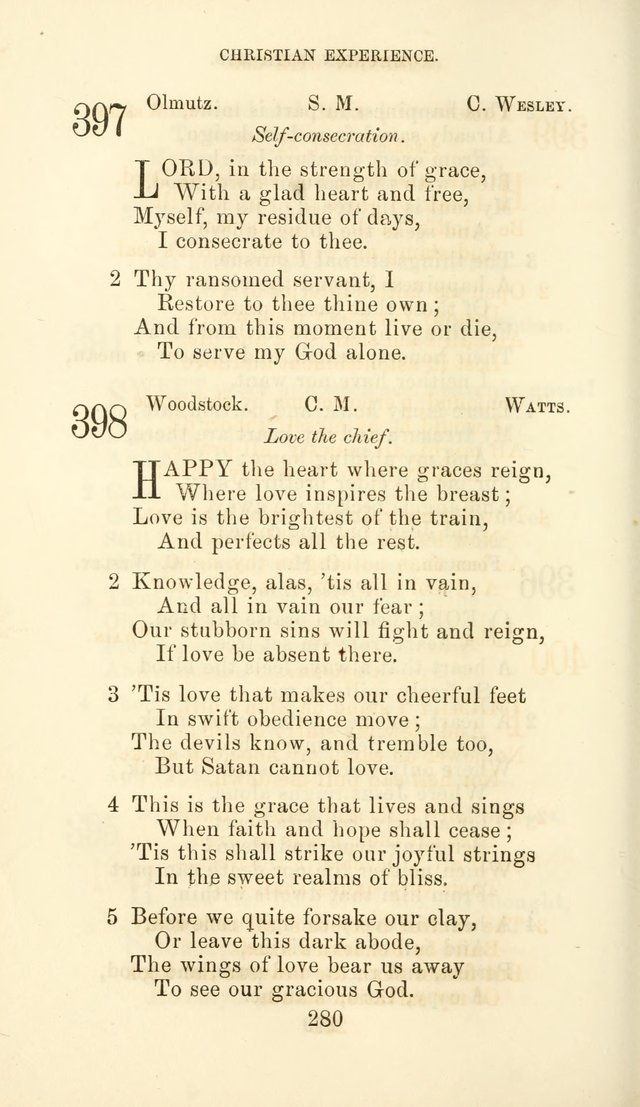 Hymn Book of the Methodist Protestant Church page 287