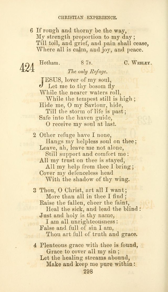 Hymn Book of the Methodist Protestant Church page 305