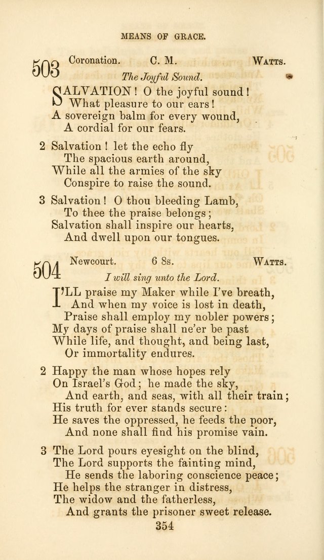Hymn Book of the Methodist Protestant Church page 361