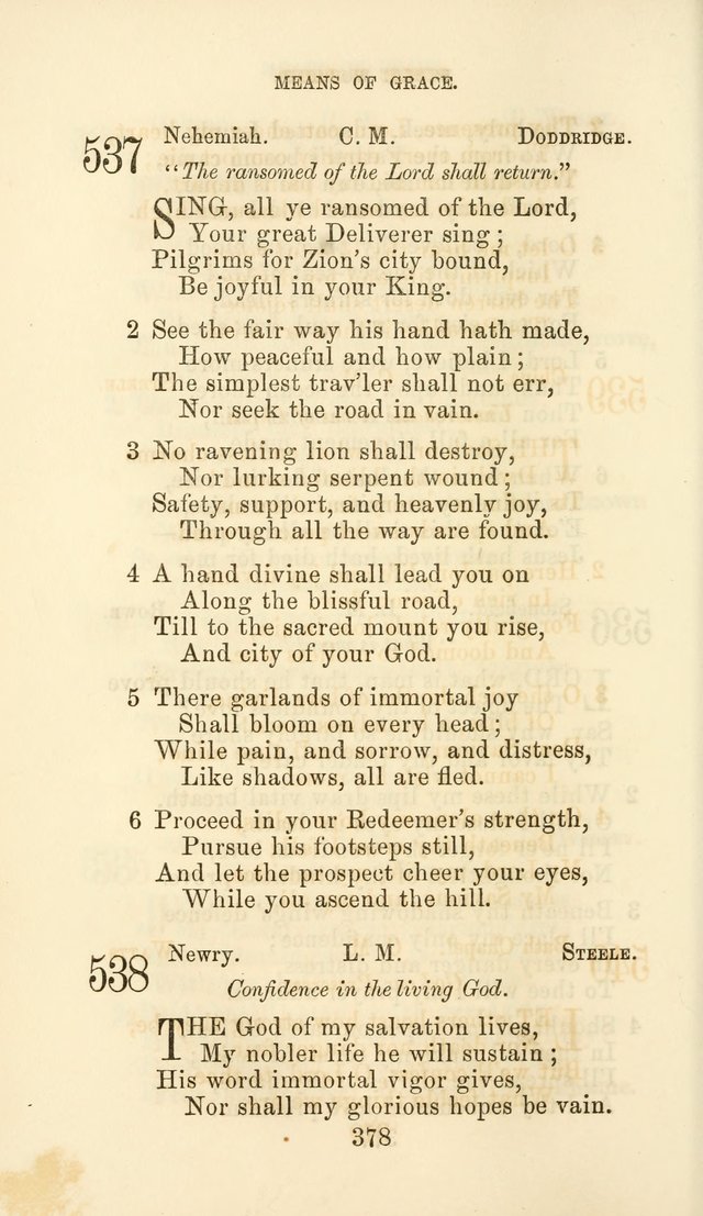 Hymn Book of the Methodist Protestant Church page 385