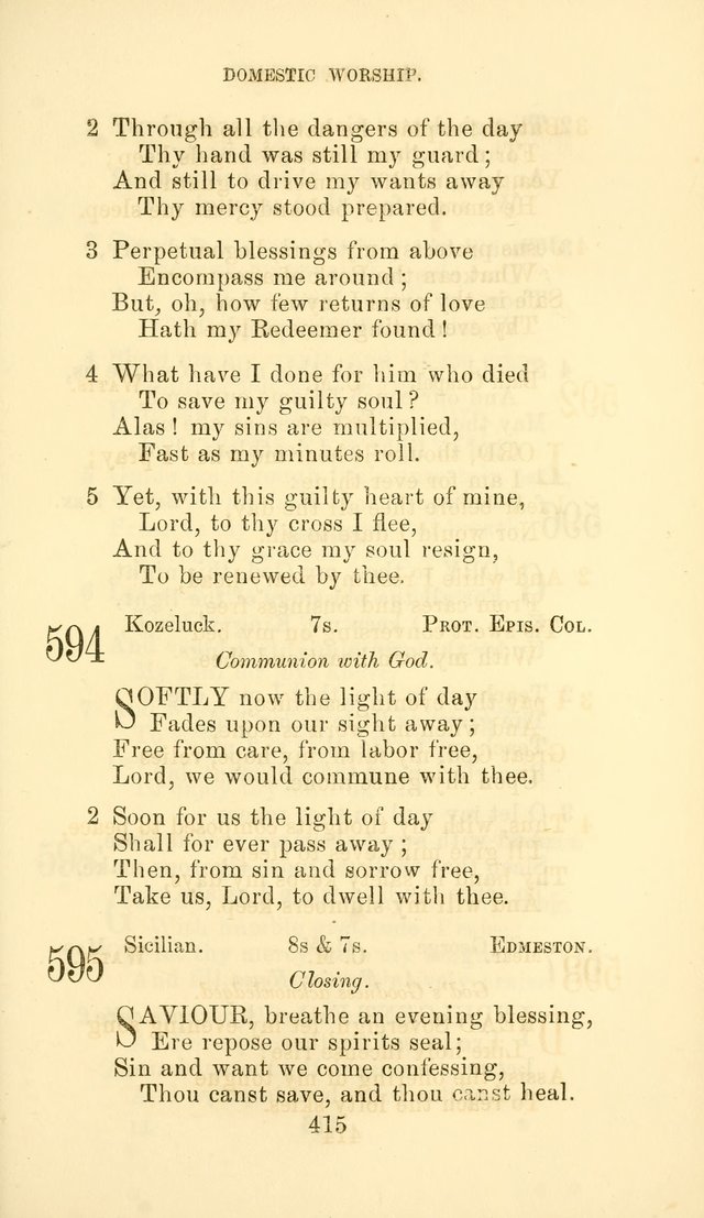 Hymn Book of the Methodist Protestant Church page 422