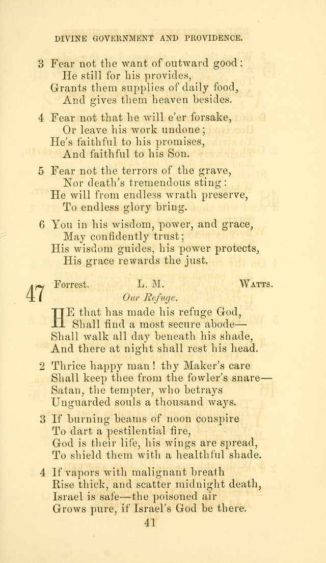 Hymn Book of the Methodist Protestant Church page 48