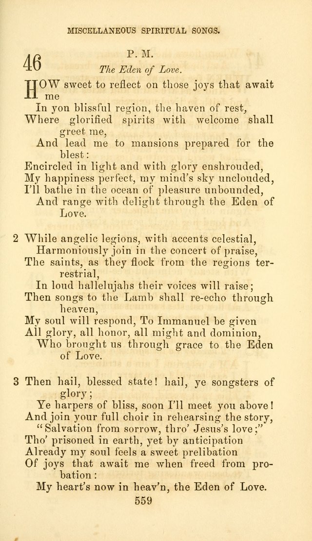 Hymn Book of the Methodist Protestant Church page 566
