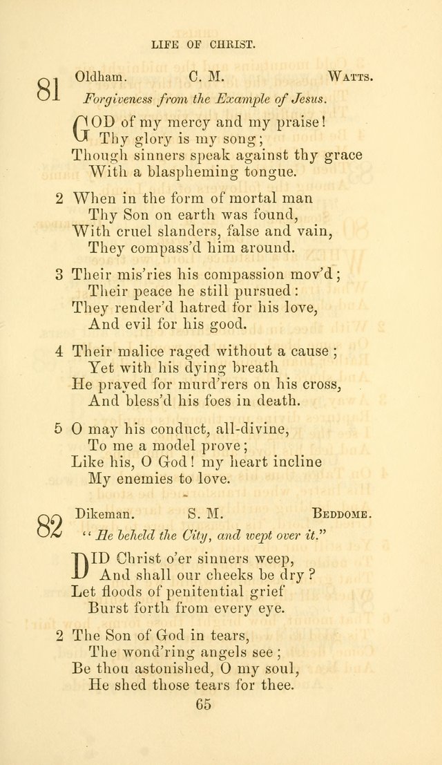 Hymn Book of the Methodist Protestant Church page 72
