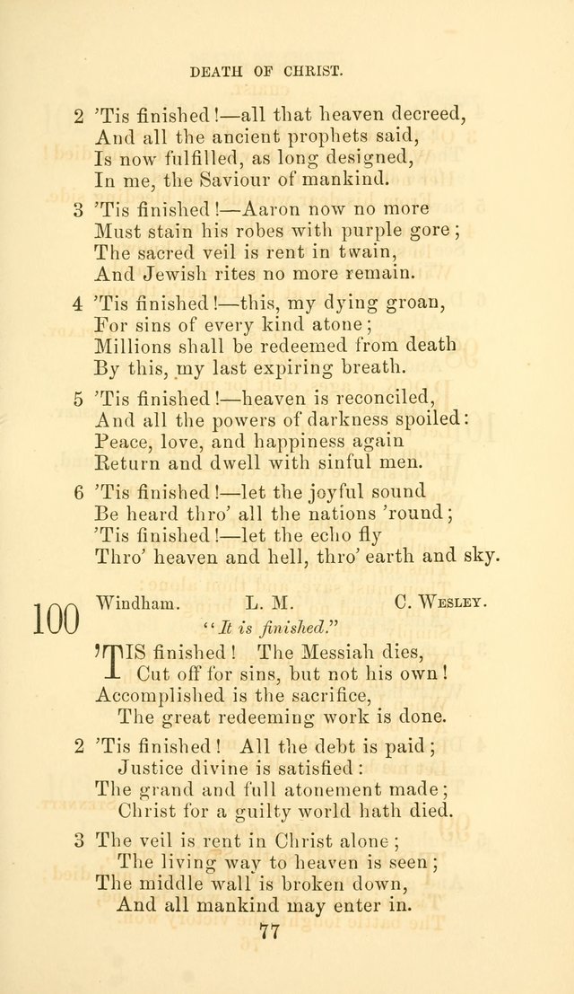 Hymn Book of the Methodist Protestant Church page 84