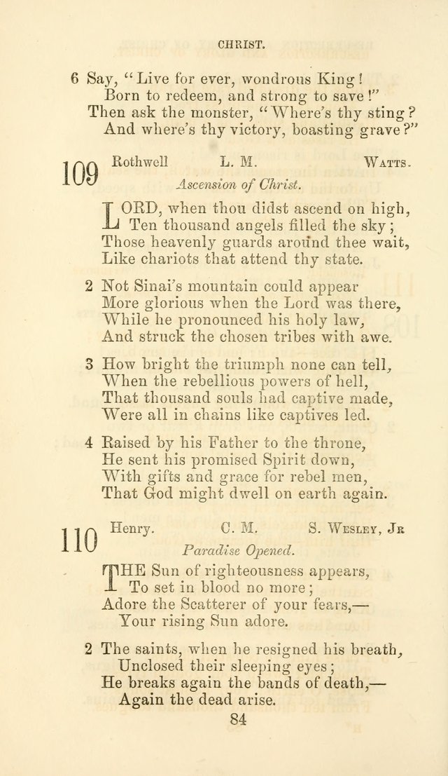 Hymn Book of the Methodist Protestant Church page 91
