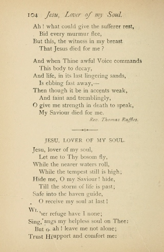 A Handy Book of Old and Familiar Hymns page 104