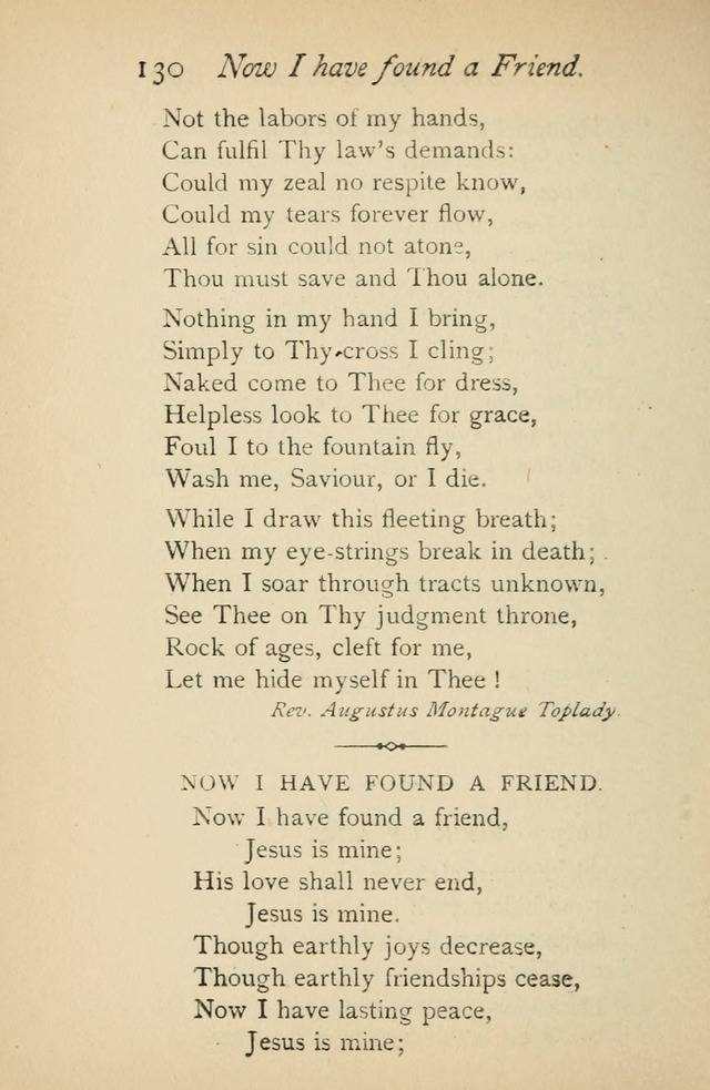 A Handy Book of Old and Familiar Hymns page 130