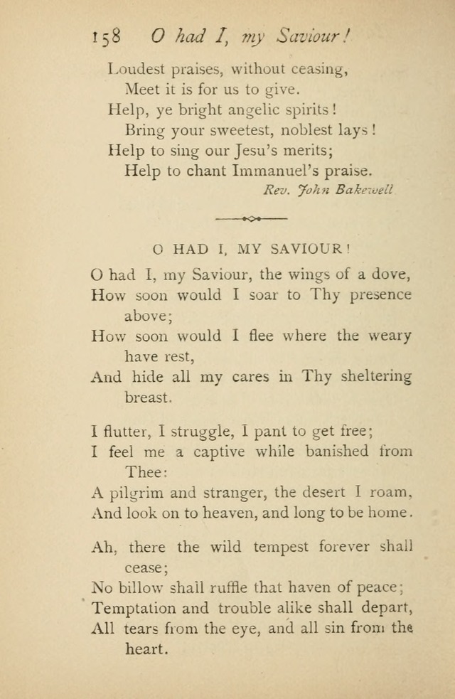 A Handy Book of Old and Familiar Hymns page 158