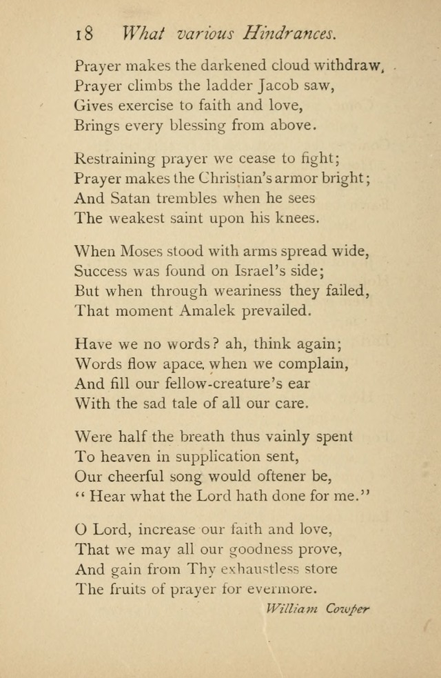 A Handy Book of Old and Familiar Hymns page 18