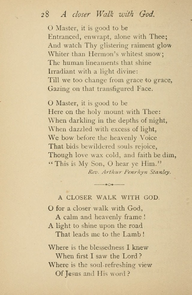 A Handy Book of Old and Familiar Hymns page 28