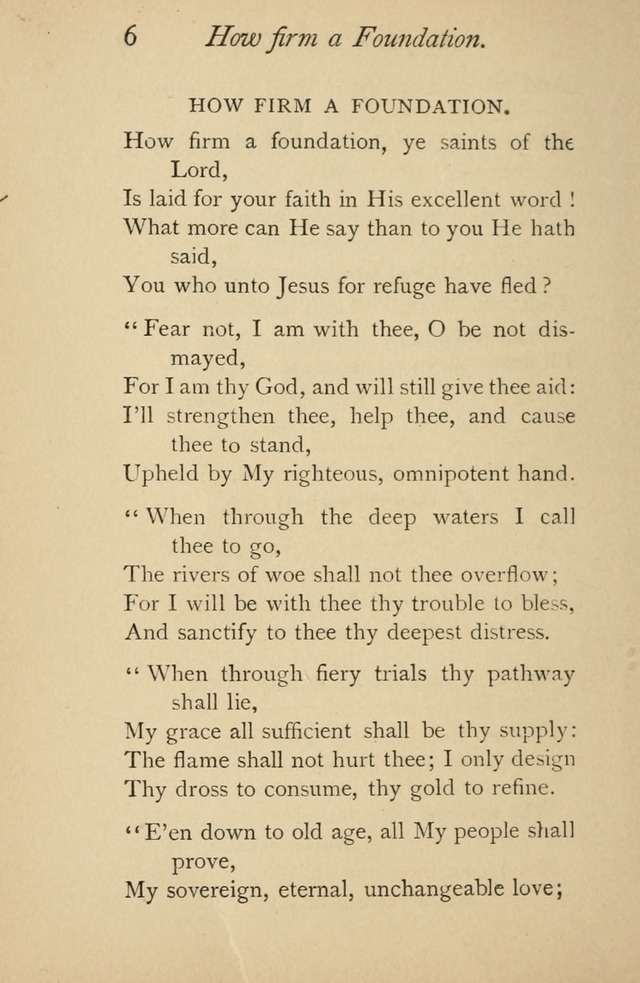A Handy Book of Old and Familiar Hymns page 6