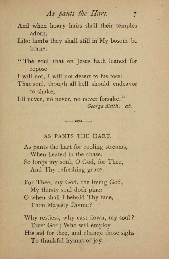 A Handy Book of Old and Familiar Hymns page 7