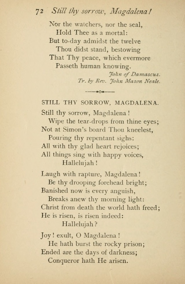 A Handy Book of Old and Familiar Hymns page 72