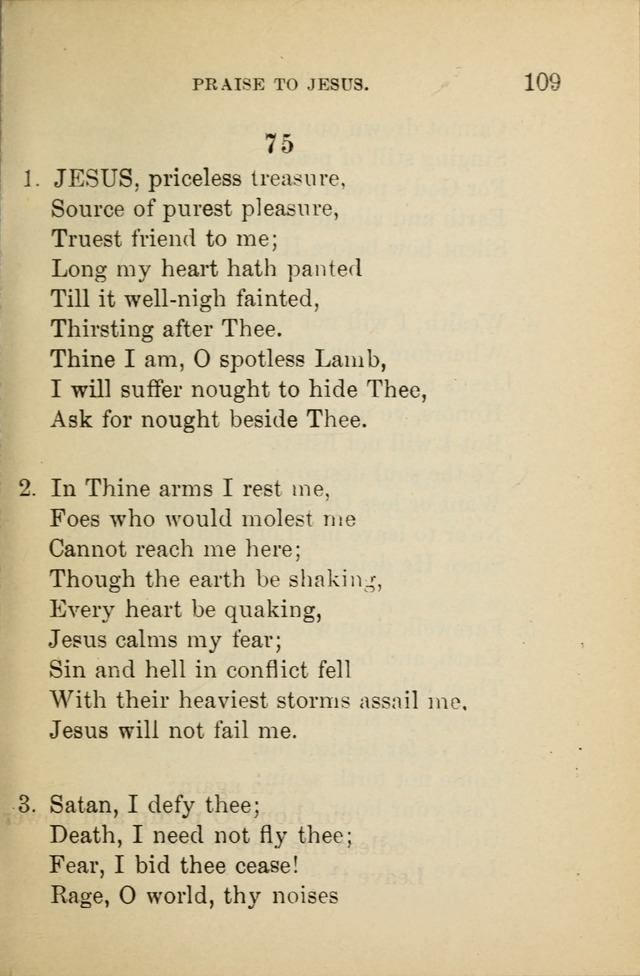 Hymn Book: for the use of Evangelical Lutheran schools and congregations page 113