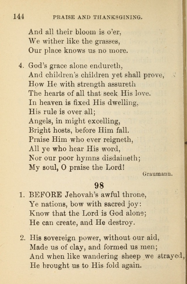 Hymn Book: for the use of Evangelical Lutheran schools and congregations page 150