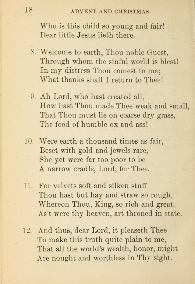 Hymn Book: for the use of Evangelical Lutheran schools and congregations page 22