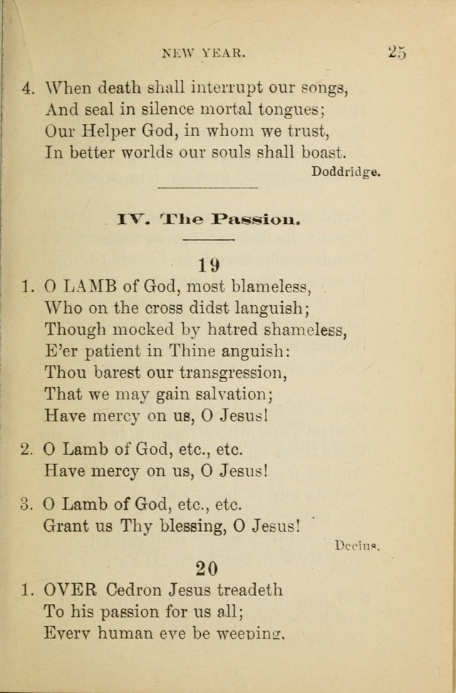 Hymn Book: for the use of Evangelical Lutheran schools and congregations page 29