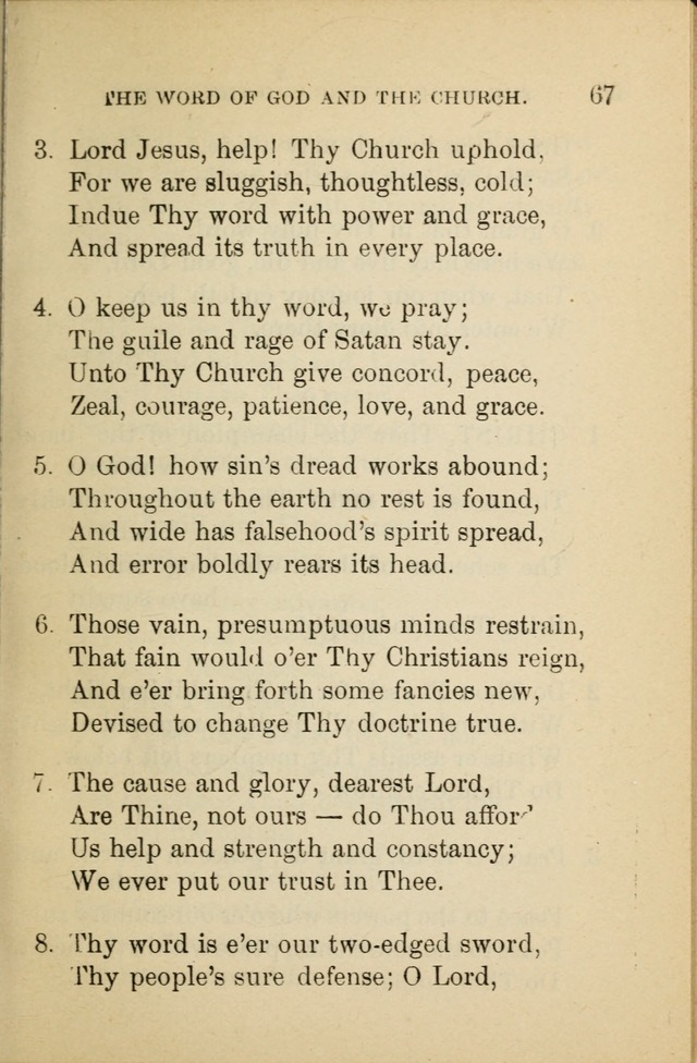 Hymn Book: for the use of Evangelical Lutheran schools and congregations page 71