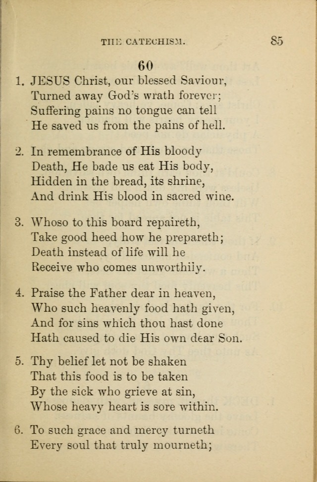 Hymn Book: for the use of Evangelical Lutheran schools and congregations page 89