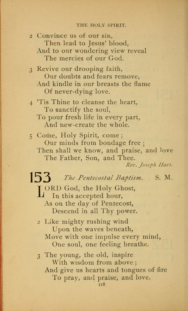 Hymn Book of the United Evangelical Church page 118
