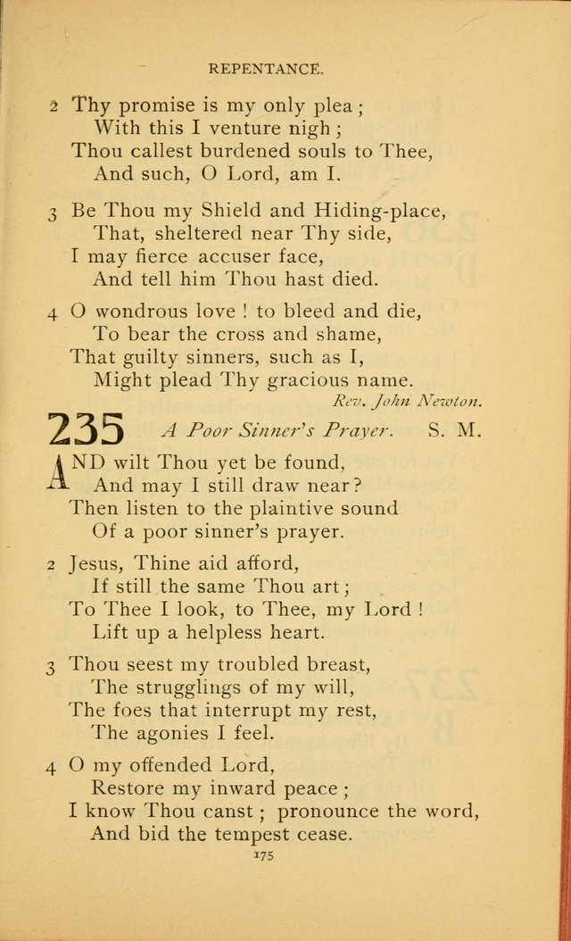Hymn Book of the United Evangelical Church page 175