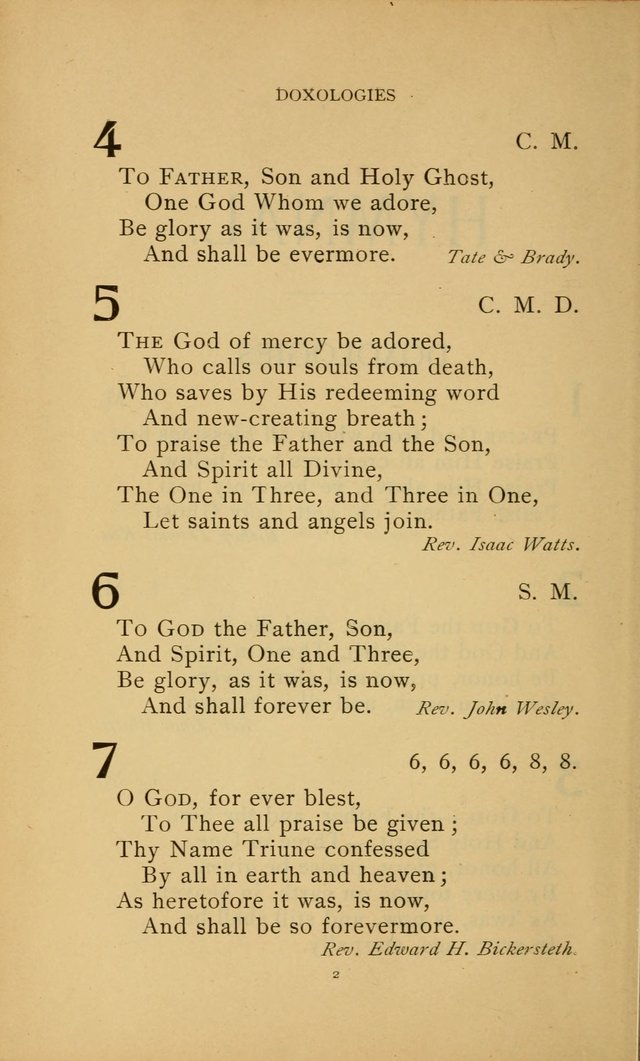 Hymn Book of the United Evangelical Church page 2