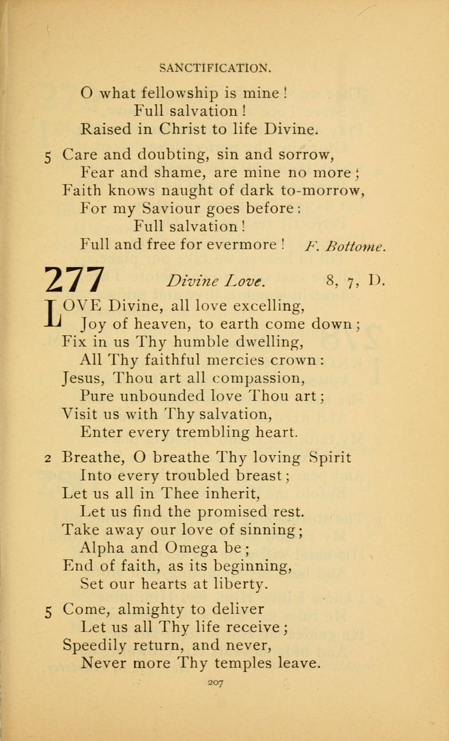 Hymn Book of the United Evangelical Church page 207