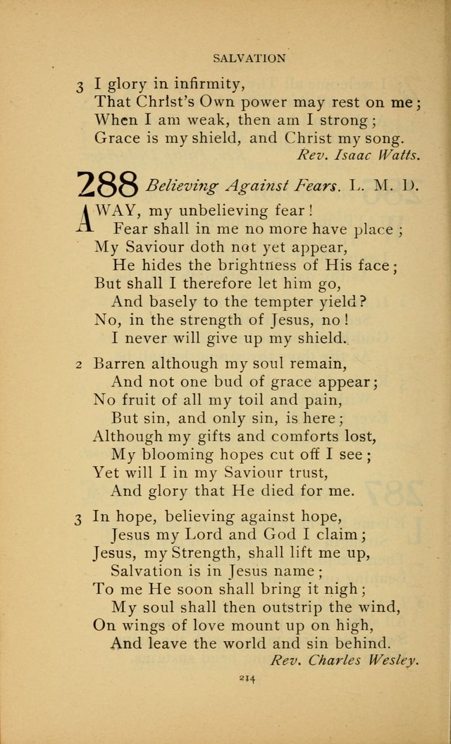 Hymn Book of the United Evangelical Church page 214
