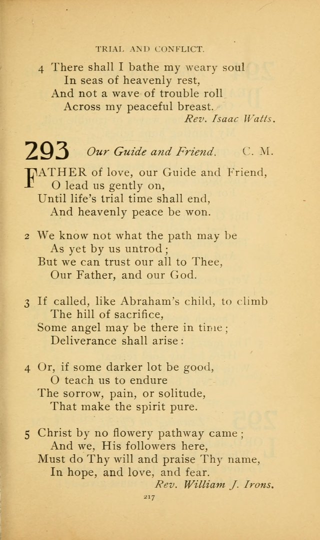 Hymn Book of the United Evangelical Church page 217