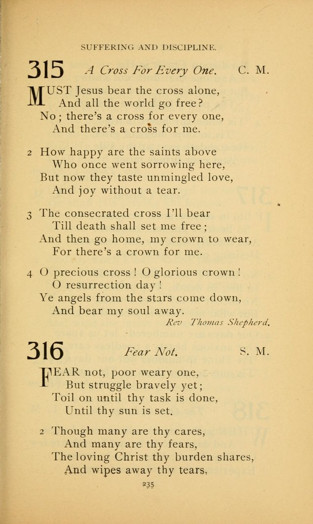 Hymn Book of the United Evangelical Church page 235