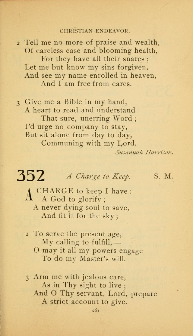 Hymn Book of the United Evangelical Church page 261