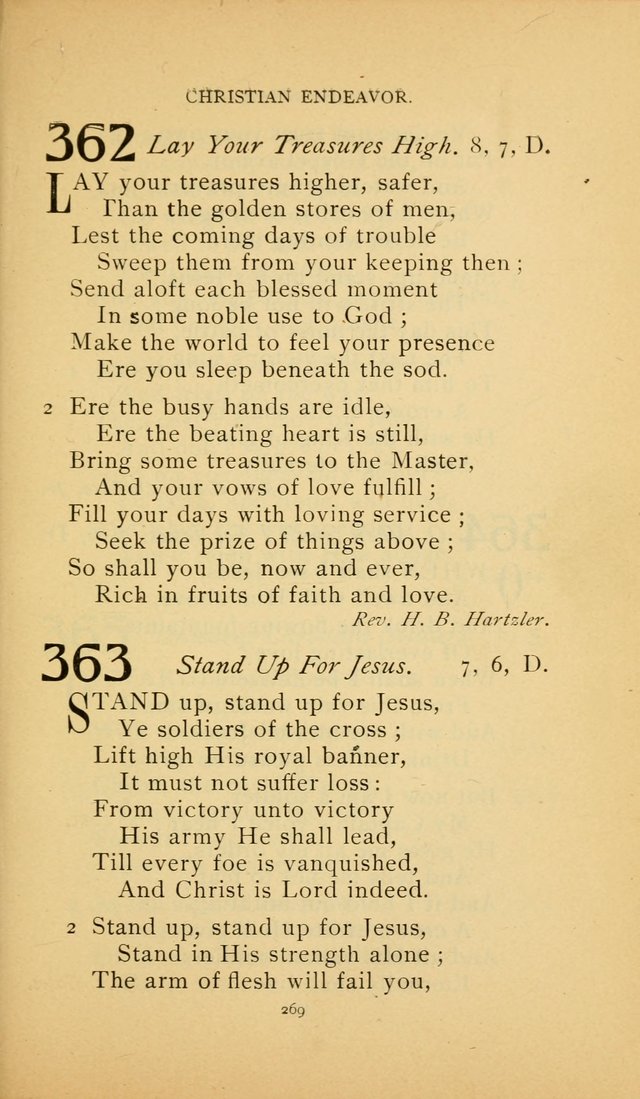 Hymn Book of the United Evangelical Church page 269