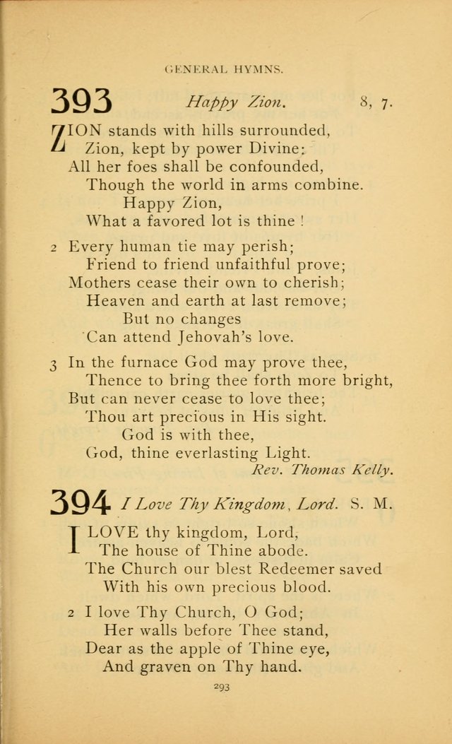 Hymn Book of the United Evangelical Church page 293
