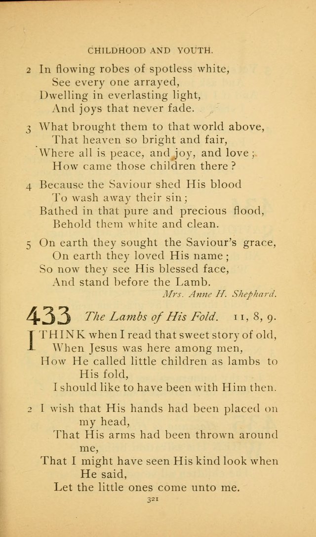 Hymn Book of the United Evangelical Church page 321