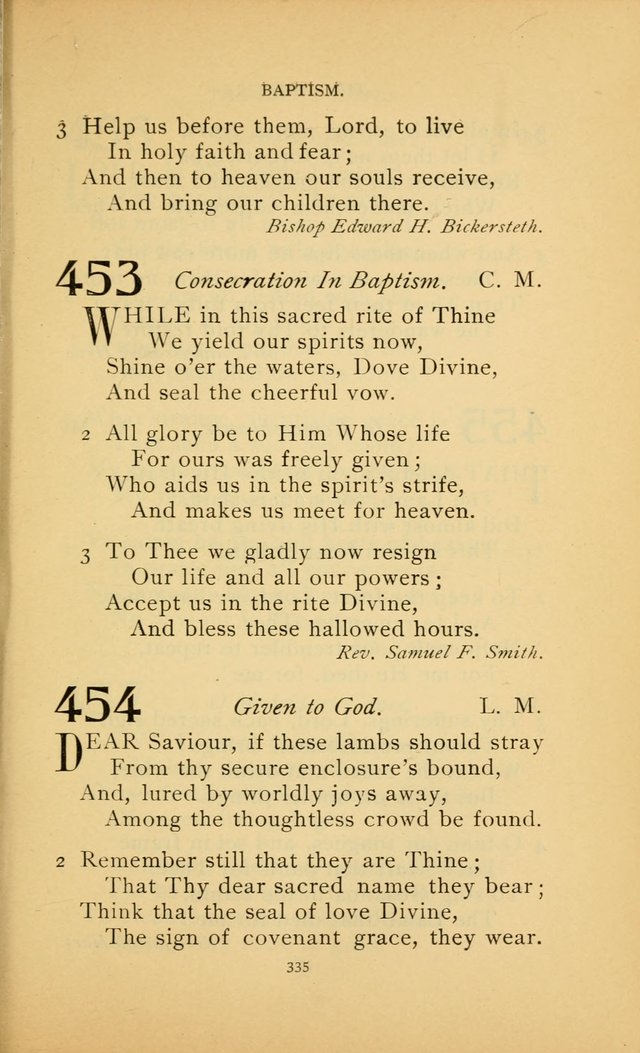 Hymn Book of the United Evangelical Church page 335