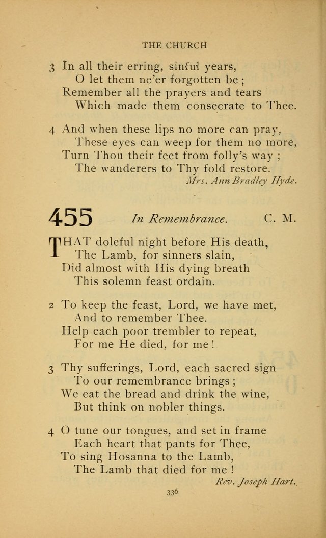 Hymn Book of the United Evangelical Church page 336