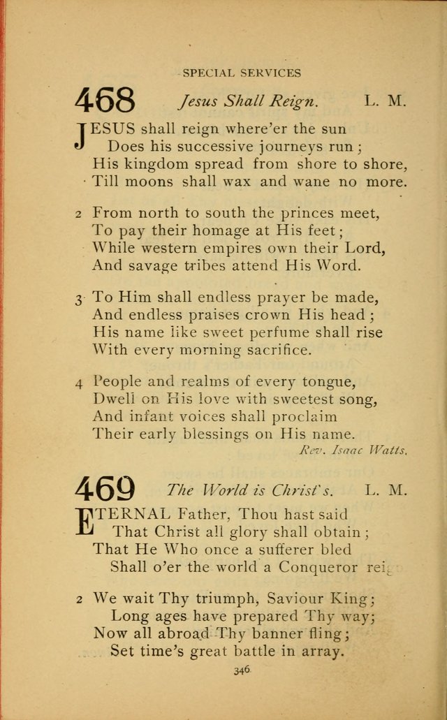 Hymn Book of the United Evangelical Church page 346