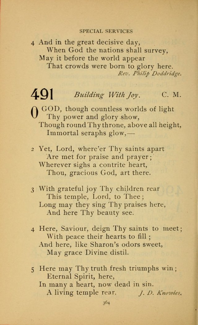 Hymn Book of the United Evangelical Church page 364