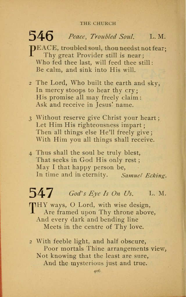 Hymn Book of the United Evangelical Church page 406